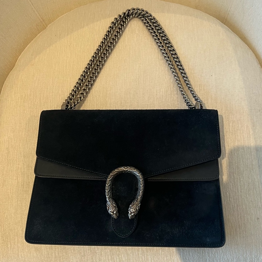 Suede Medium Dionysus Shoulder Bag